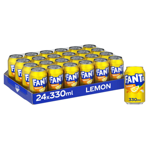 Fanta Fanta Can Lemon 330ml Pack of 24