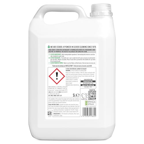 Ecover Ecover Zero Nonbio Laundry Detergent Refill for Sensitive Skin Baby 1