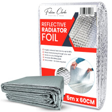 Radiator Foil Reflector Roll 5m X 60cm Heat Reflective Panels and