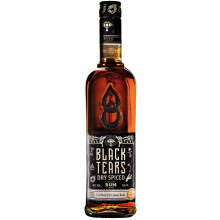 Black Tears Spiced Rum with Coffee Cacao Bursts of Chocolate Light