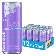 Red Bull Lilac Edition Sugarfree Grapefruit & Blossom Energy Drink 250ml 12 Pack