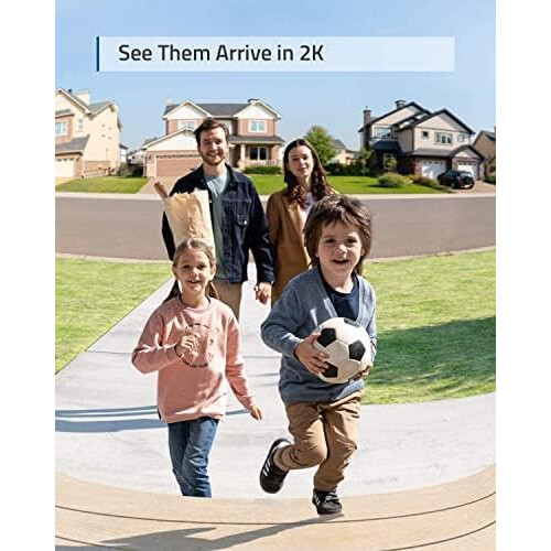 Eufy Eufy Security Additional Wireless Video Doorbell Battery 2K Hd with 1