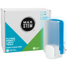 Max Stem LED Light Trap Insecticidefree Fly Catcher Indoor 24 7