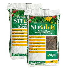 Yougarden 2 X 100L Strulch Mulch Straw in 9kg Bags Natural for Gardens