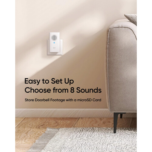 Eufy Eufy Security Video Doorbell Addon Chime Indoor Requires E340 C31 C30 1