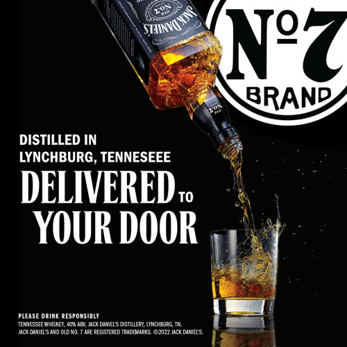 Jack Daniels Tennessee Whiskey 1L 1