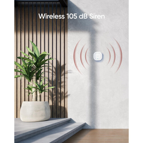 Eufy Eufy Security Siren 105 Db Wireless Alarm IP65 Weatherproof Remote 1