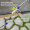 Patio Weed Remover Tool with Long Handle Scraper and Wire Brush Set 4