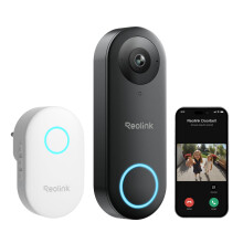 Reolink 2K Wired Video Doorbell Camera with Chime 24 5 Ghz WIFI Human