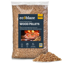15kg Ecoblaze Premium Wood Pellets for Pizza Oven Ooni Ninja Bbq Grill