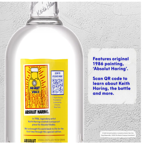 Absolut Haring Artistedition Vodka 1L 2