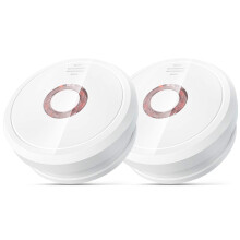 Smoke Alarms for Home 2 Pack Isafenest Alarm 10year Sensor 5year