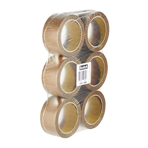 Scotch Scotch Ideal Tape for Boxes and Parcels Packing Brown 6 Rolls 2