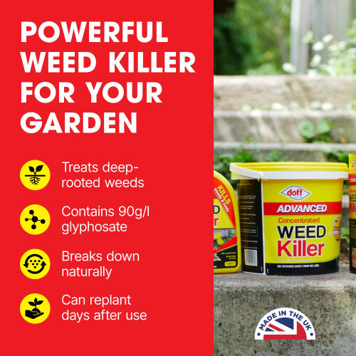 Doff Doff Advanced Concentrated Weedkiller - 10 Sachets for Dilution in 2