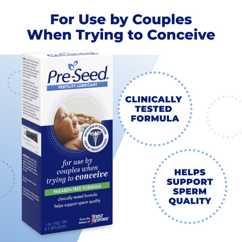 Preseed Fertilityfriendly Vaginal Lubricant Multiuse Tube with 9 2