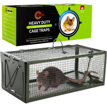 Ratkil Live Rat Cage Trap - Upgraded Large Humane Mouse Traps for All