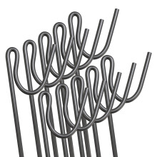 Fencing Pin 1.15m Long 8mm Thick Pins Steel Road Rod Garden Metal