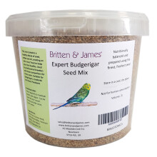Britten James Premium Food Mix for Budgies 2L Tub 1.8kg