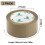 Bomei Pack 3 Rolls No Bubble Brown Secure Sticky Packing Tape with 1 2