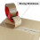 Bomei Pack 3 Rolls No Bubble Brown Secure Sticky Packing Tape with 1 3