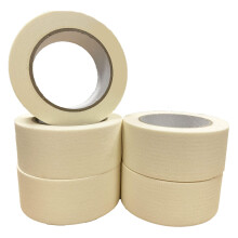 Virosa Pack of 5 Masking Tape 48mm Wide 50m Rolls Ideal for Painters