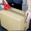 Bomei Pack 3 Rolls No Bubble Brown Secure Sticky Packing Tape with 1 6