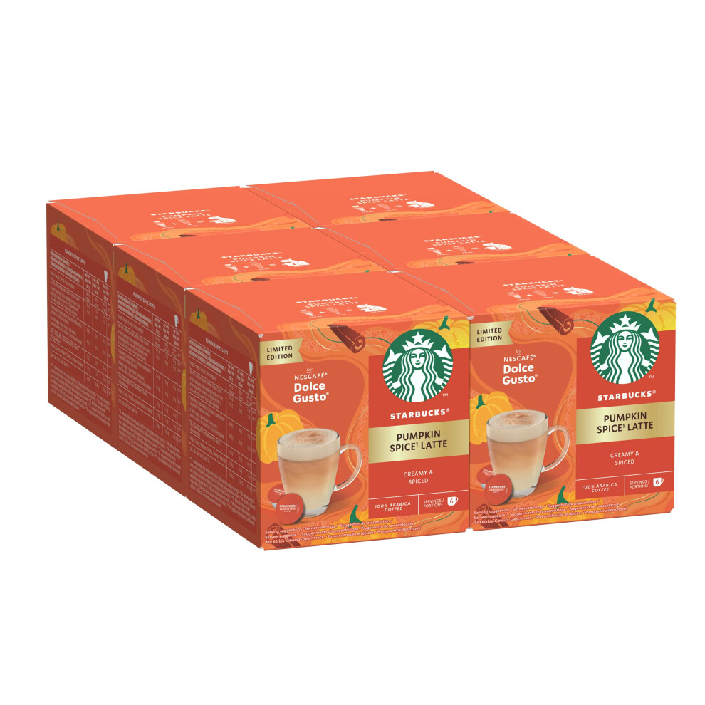 Starbucks Pumpkin Spice Latte By Nescaf Dolce Gusto Dark Roast Coffee