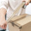 Bomei Pack 3 Rolls No Bubble Brown Secure Sticky Packing Tape with 1 4