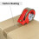 Bomei Pack 3 Rolls No Bubble Brown Secure Sticky Packing Tape with 1 8