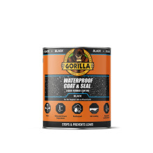 Gorilla 84756 Waterproof Coat Seal Black 473ml