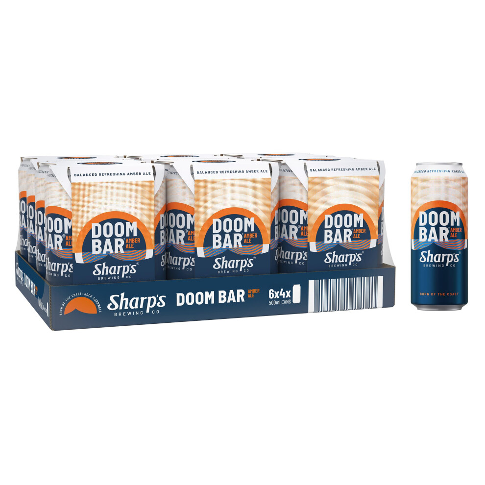 Sharps Doom Bar Ale Beer 24 X 500Ml Cans Packaging May Vary Amber