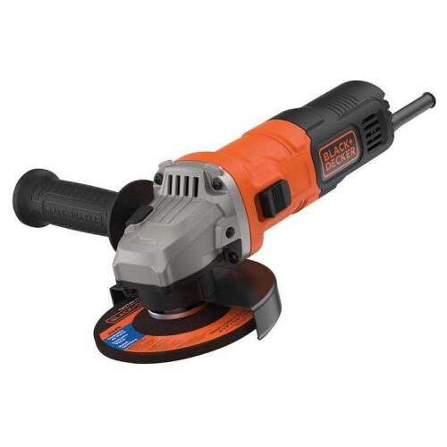Black + Decker Black Decker 15mm 710W Compact Corded Angle Grinder with 5 Cutting