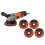 Black + Decker Black Decker 15mm 710W Compact Corded Angle Grinder with 5 Cutting 2