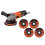 Black + Decker Black Decker 15mm 710W Compact Corded Angle Grinder with 5 Cutting 3