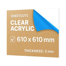 610mm X 3mm Acrylic Sheet for Greenhouse Glass Replacement