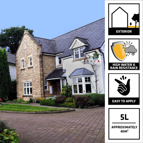 Everbuild 405 Highperformance Path and Patio Seal Solventfree Clear 5L 1