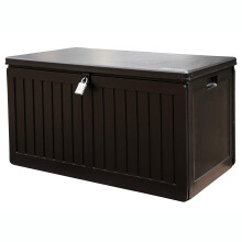 Olsen Smith 270L Outdoor Storage Box with Padlock Durable Siton Garden