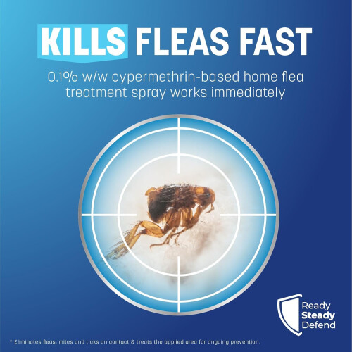 Flea Killer Spray 1L Ultimate Treatment for House Comprehensive Indoor 1