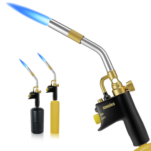 Sondiko Propane Torch GJ-8000pro High Intensity Mapp Gas Head Trigger