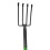 Easy Shopping Border Fork Carbon Steel with Soft Grip D Handle 4 Prong 3