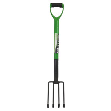 Easy Shopping Border Fork Carbon Steel with Soft Grip D Handle 4 Prong