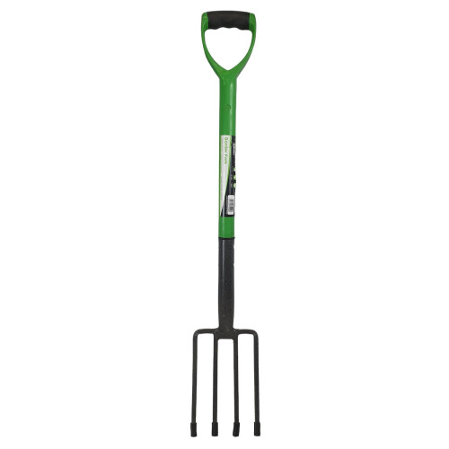 Easy Shopping Border Fork Carbon Steel with Soft Grip D Handle 4 Prong