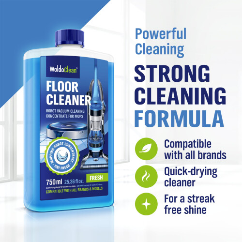 Woldoclean Floor Cleaner for Mopping Robots 750ml - Universal 2