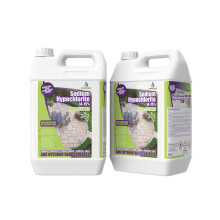 Sodium Hypochlorite Patio Cleaner 2 X 5L of Industrialstrength Algae