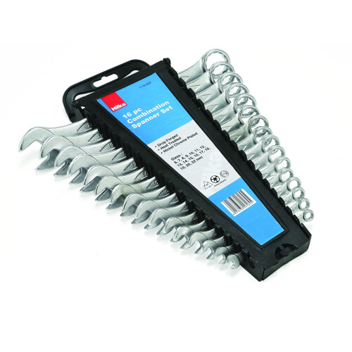 Hilka Hilka 17161602 Metric Combination Spanner Set Silver