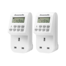 Dewenwils Digital Lamp Timer Socket Plug 20 on Off Weekly Settings
