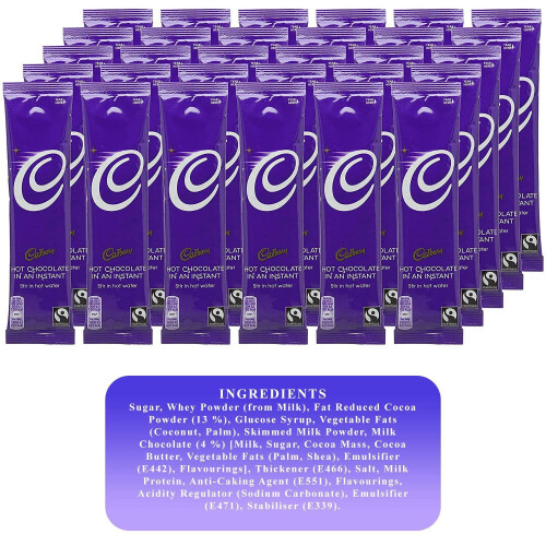 Cadbury Cadbury Instant Chocolate Sachets - 50x28g 1