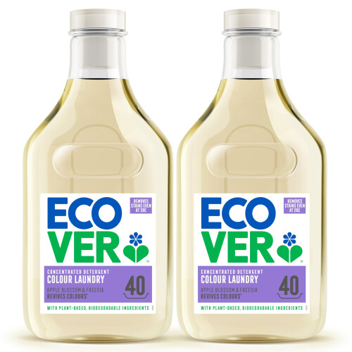 Ecover Ecover Concentrated Bio Laundry Detergent Colour Washing Liquid Apple