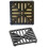 6 X 152mm 9mm Thick Square Cast Iron Gully Grid Grate Heavy Duty Drain 1