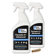 Pest Expert Carpet Moth Killer Spray 2 X 1ltr - Formula C ' Advanced